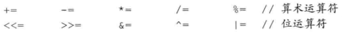 赋值运算符